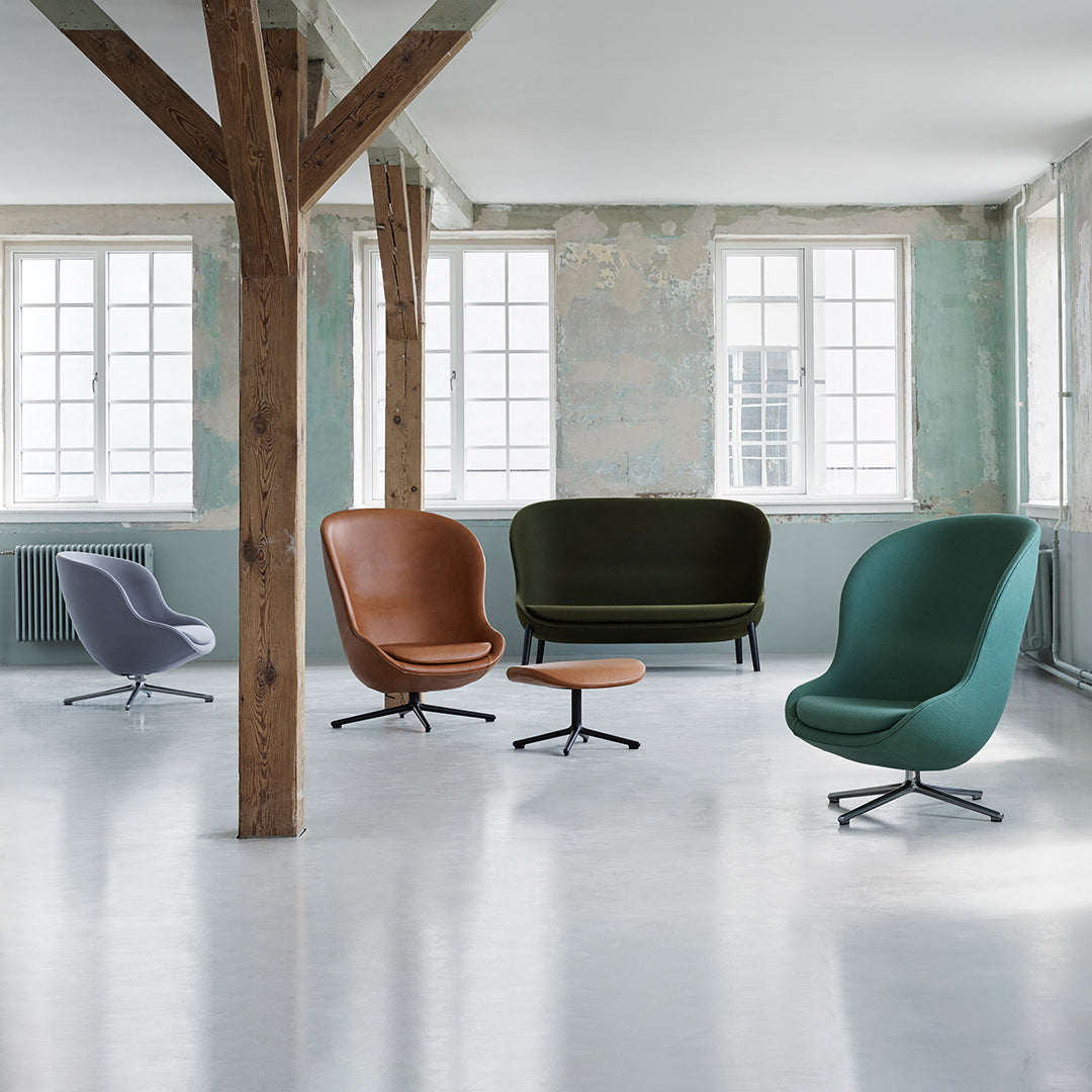 Normann Copenhagen Hyg Lounge Chair High - Swivel Base