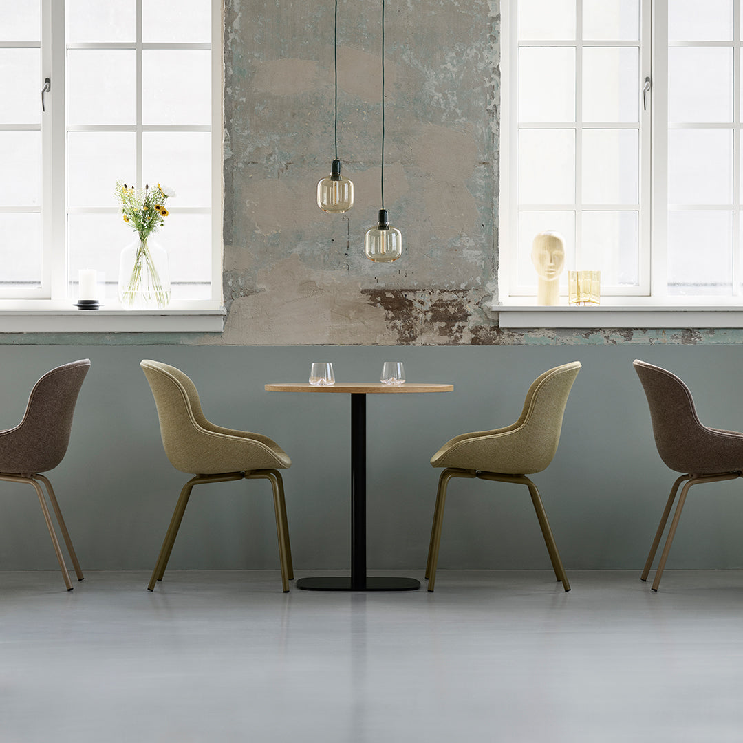 Normann Copenhagen Hyg Side Chair - Steel 4-Leg, Upholstered