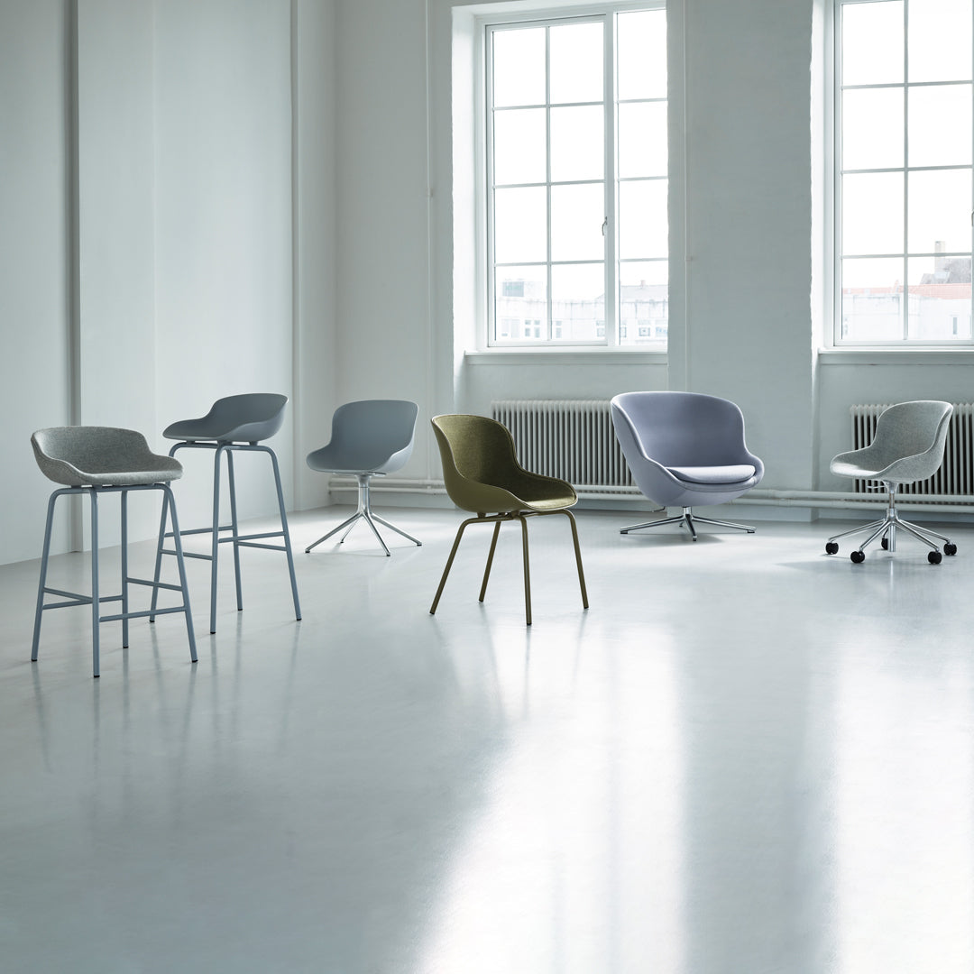Normann Copenhagen Hyg Chair - 5-Star Base w/ Gas Lift, Upholstered