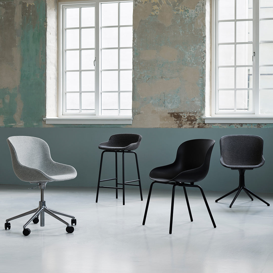 Normann Copenhagen Hyg Chair - 5-Star Base w/ Gas Lift, Upholstered
