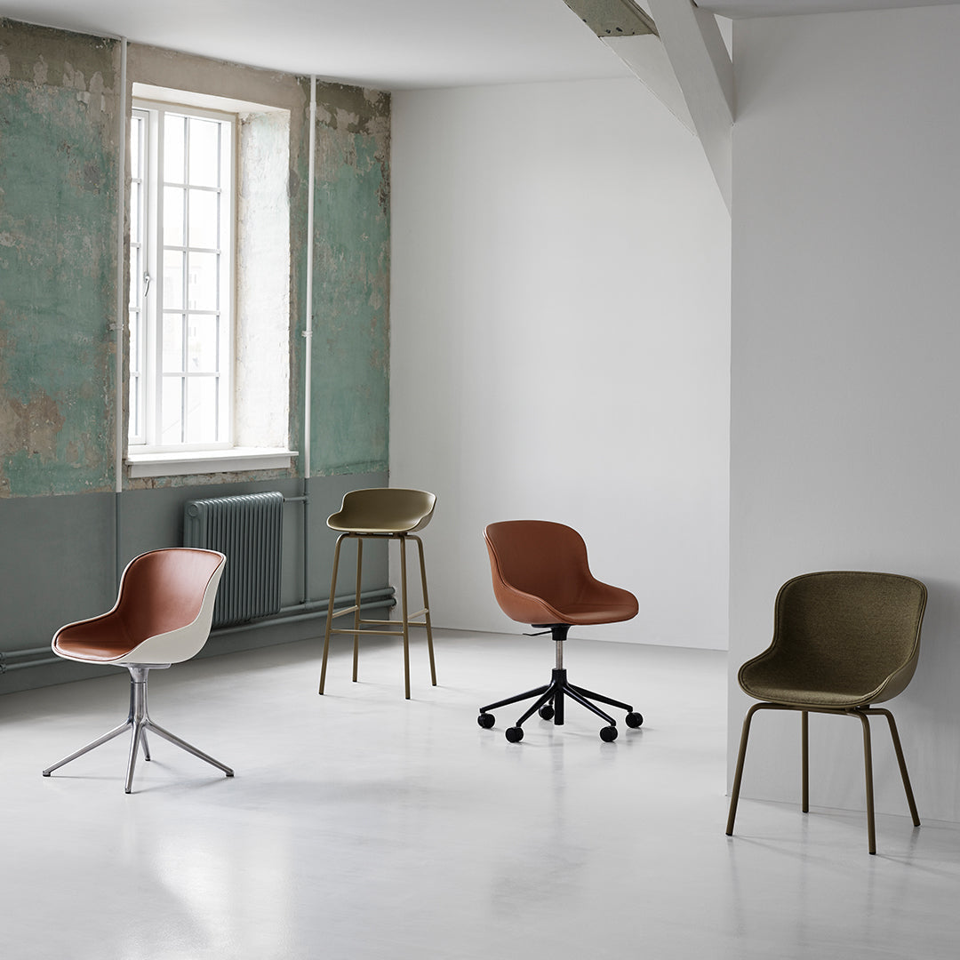 Normann Copenhagen Hyg Side Chair - Steel 4-Leg, Upholstered