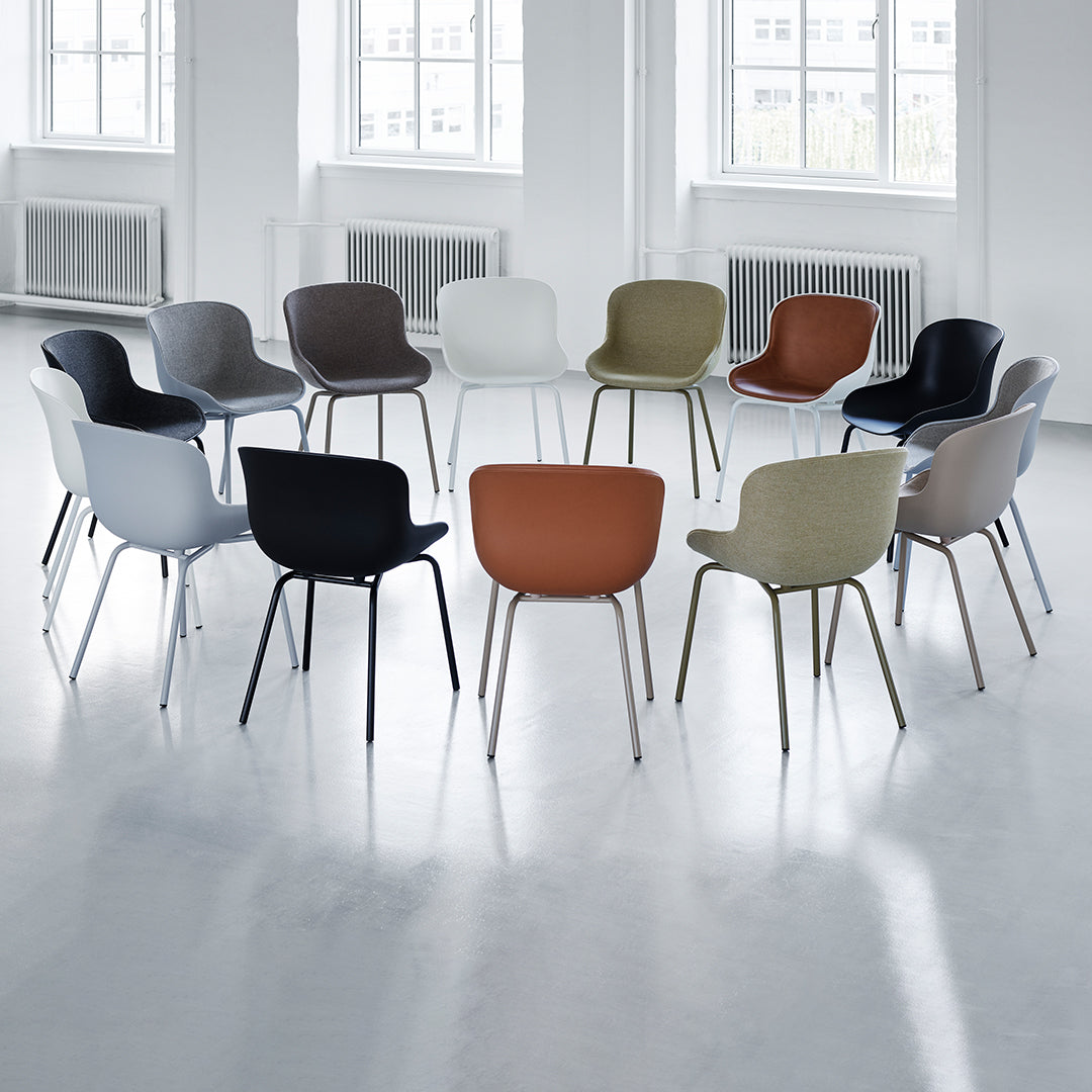 Normann Copenhagen Hyg Side Chair - Steel 4-Leg, Upholstered