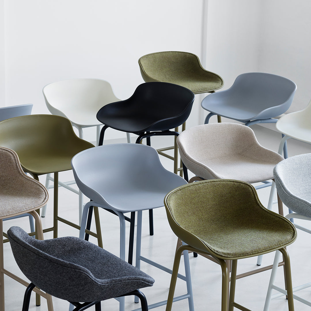 Normann Copenhagen Hyg Bar/Counter Stool - Fully Upholstered