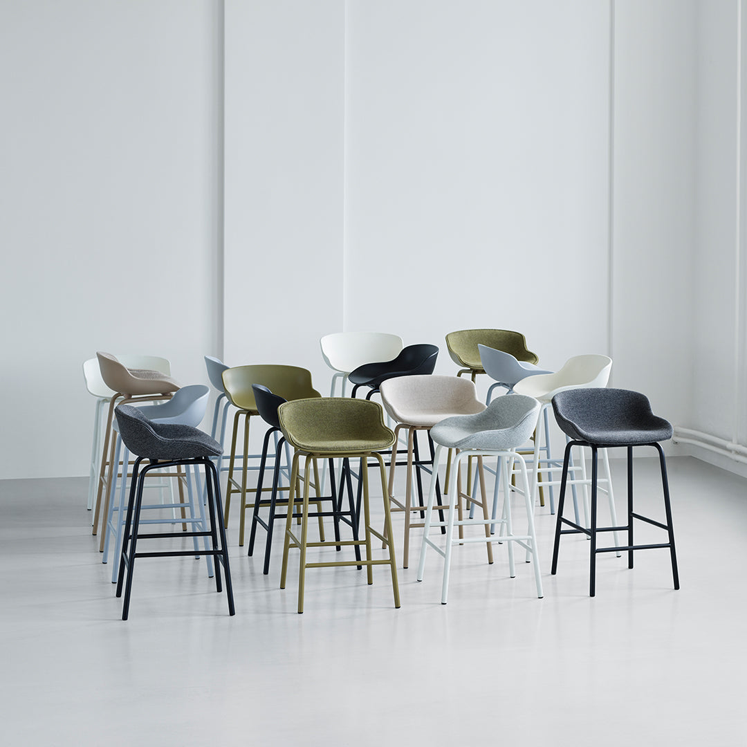Normann Copenhagen Hyg Bar/Counter Stool - Fully Upholstered