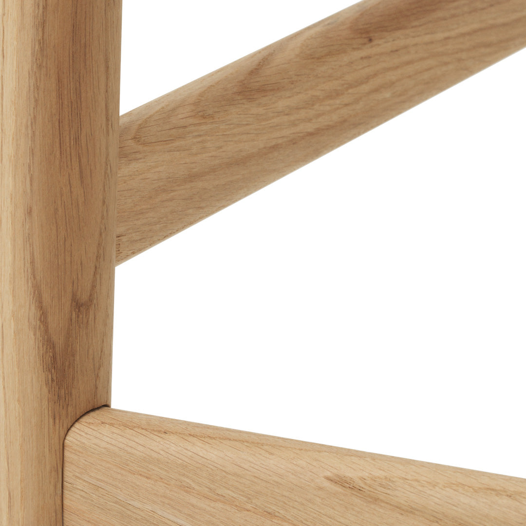 Normann Copenhagen Hyg Bar Stool - Full Upholstery / Wood Base