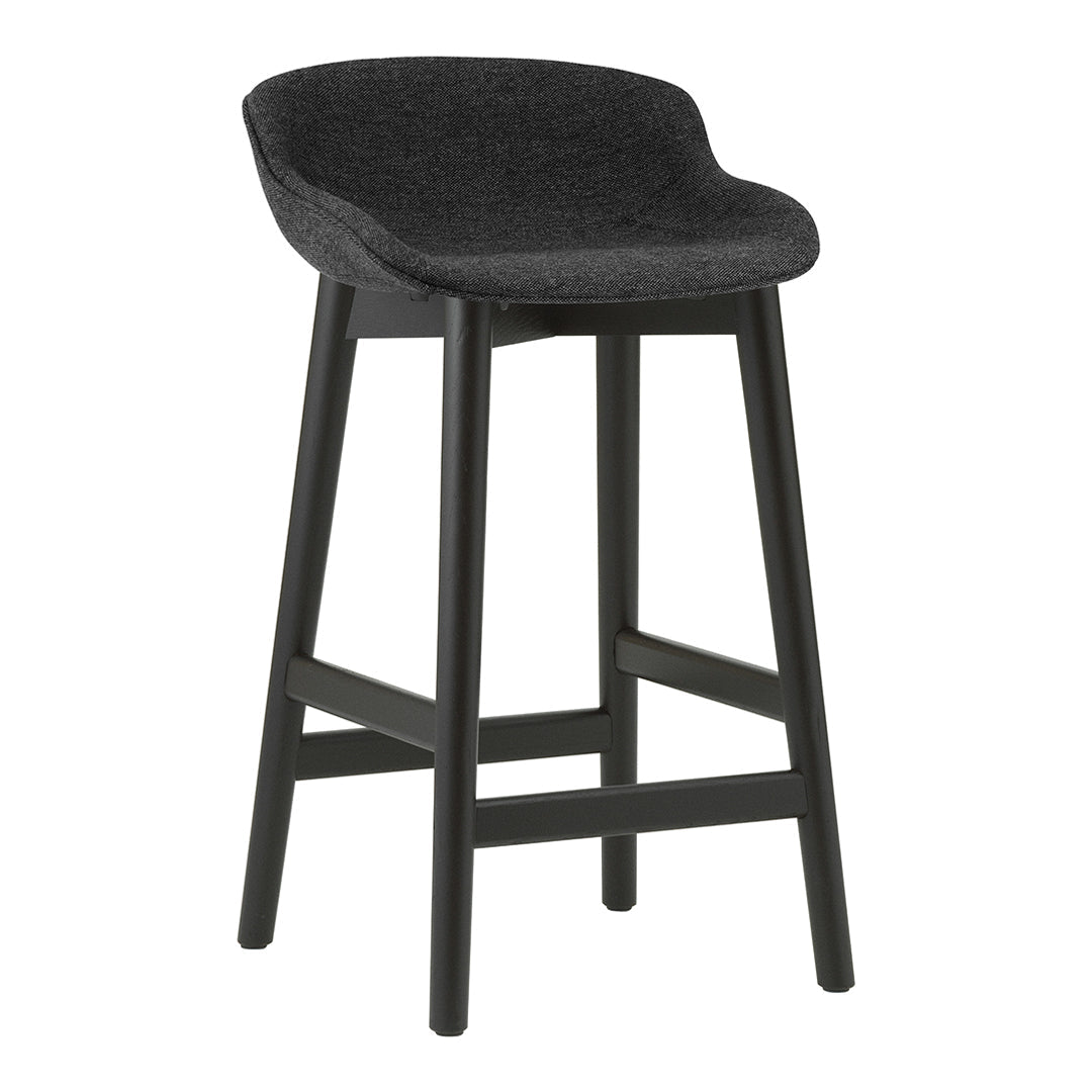 Normann Copenhagen Hyg Counter Stool - Full Upholstery / Wood Base
