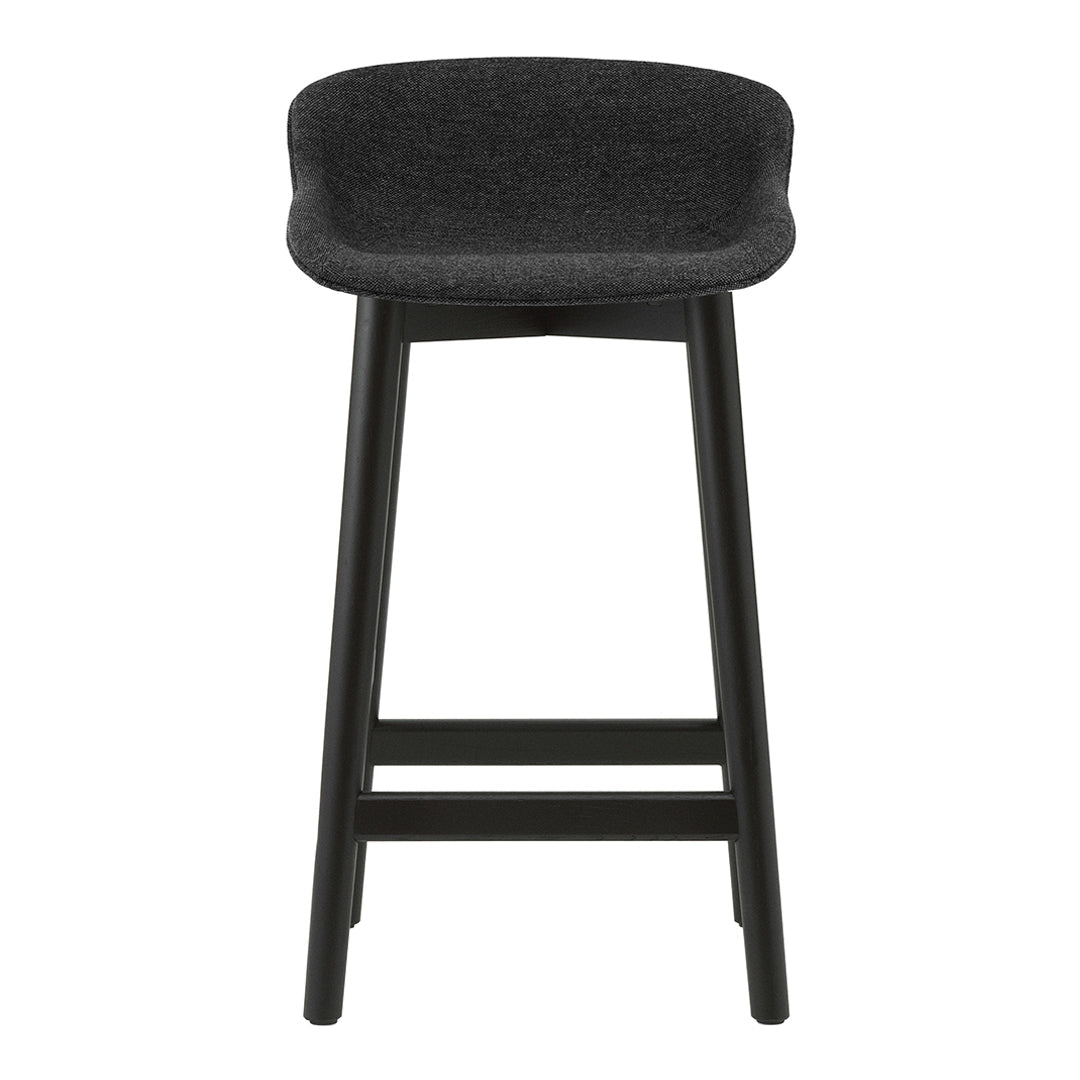 Normann Copenhagen Hyg Counter Stool - Full Upholstery / Wood Base