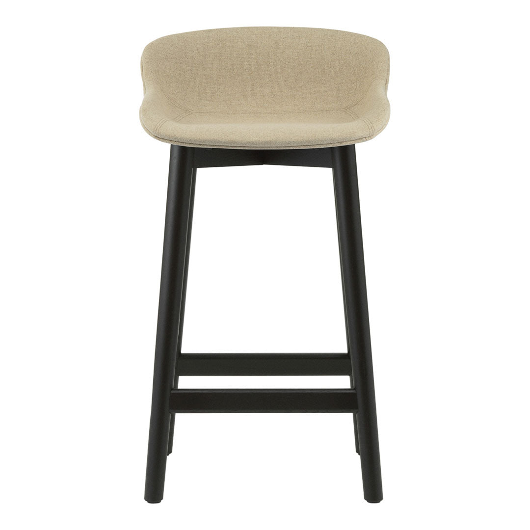 Normann Copenhagen Hyg Counter Stool - Full Upholstery / Wood Base