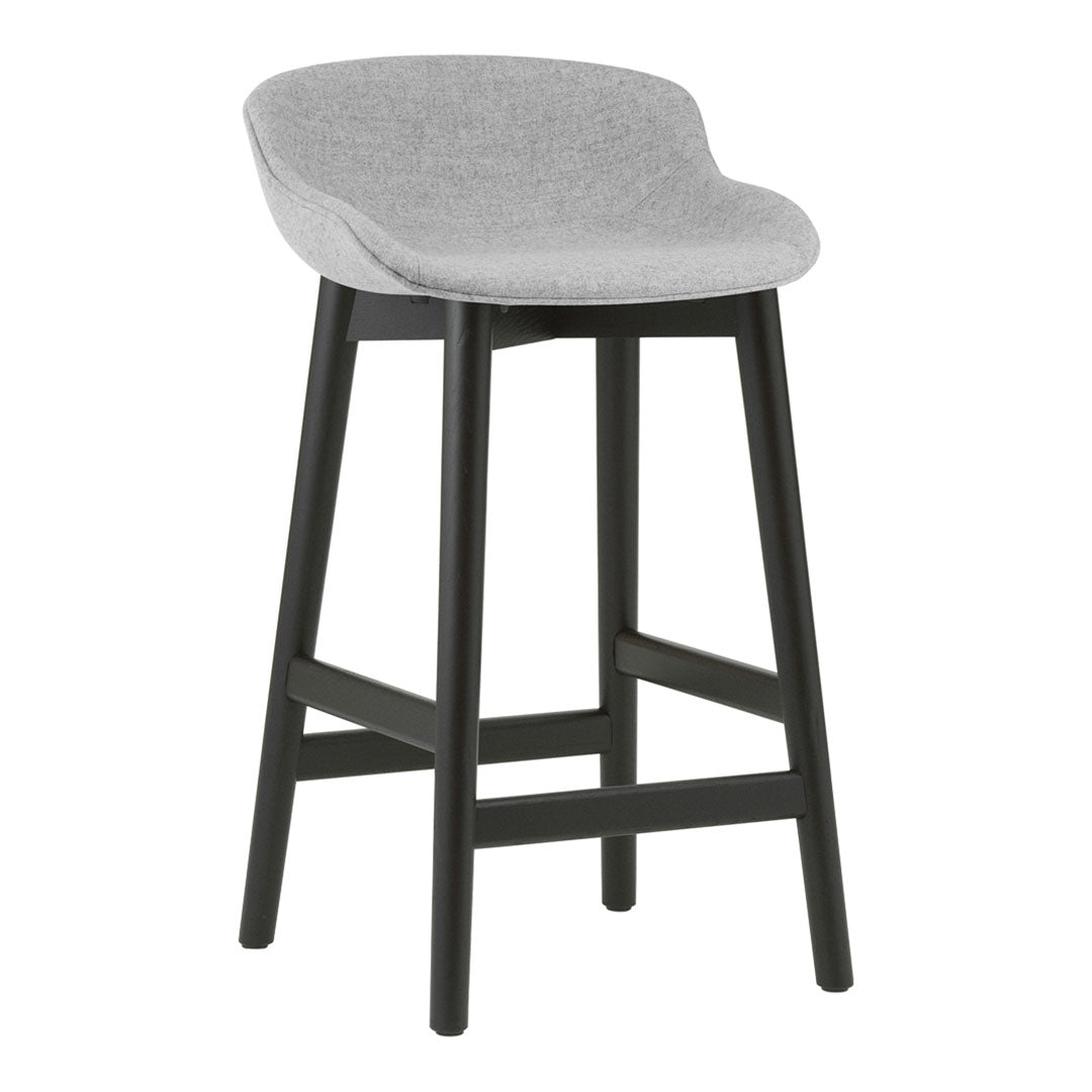 Normann Copenhagen Hyg Counter Stool - Full Upholstery / Wood Base