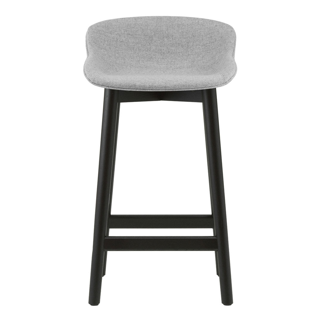 Normann Copenhagen Hyg Counter Stool - Full Upholstery / Wood Base