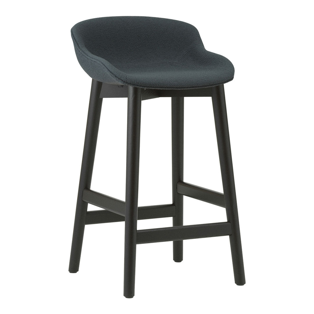 Normann Copenhagen Hyg Counter Stool - Full Upholstery / Wood Base