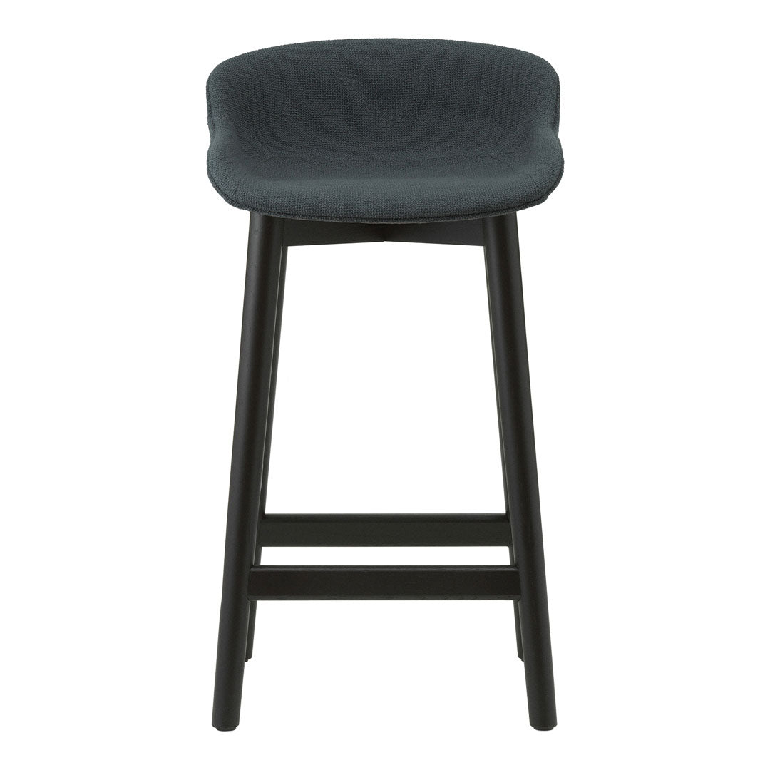 Normann Copenhagen Hyg Counter Stool - Full Upholstery / Wood Base