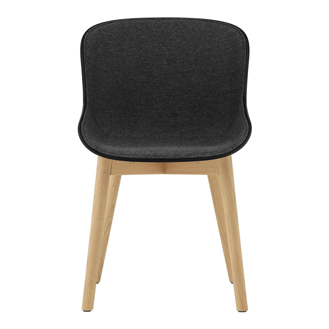 Normann Copenhagen Hyg Side Chair - Wood Base, Front Upholstered