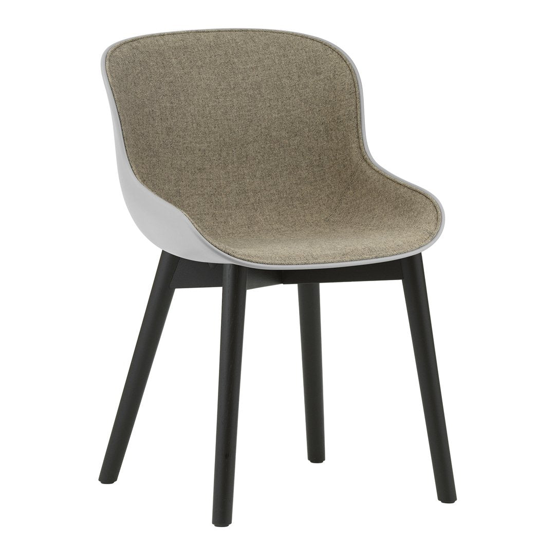 Normann Copenhagen Hyg Side Chair - Wood Base, Front Upholstered