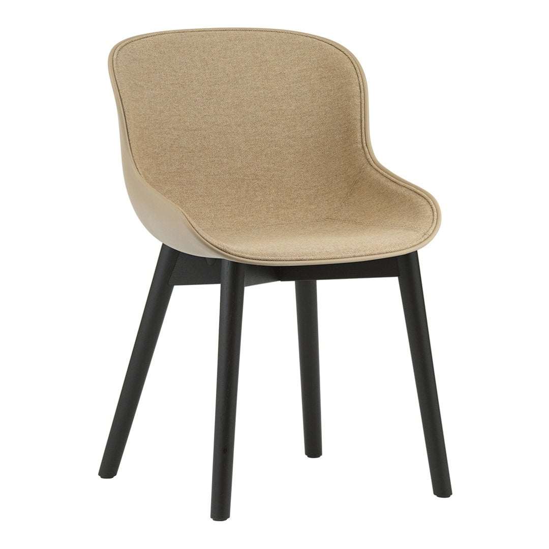 Normann Copenhagen Hyg Side Chair - Wood Base, Front Upholstered