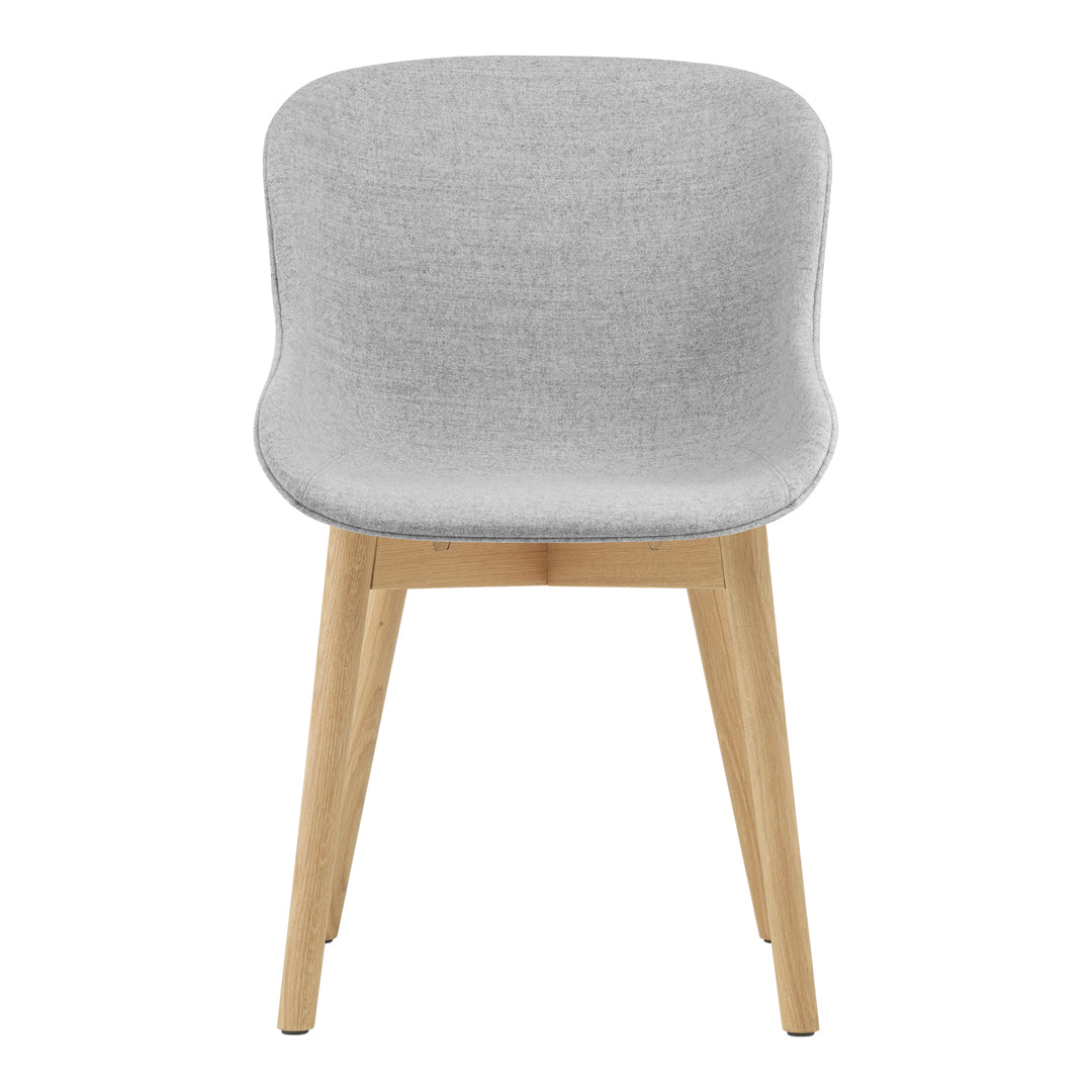 Normann Copenhagen Hyg Side Chair - Wood Base, Fully Upholstered
