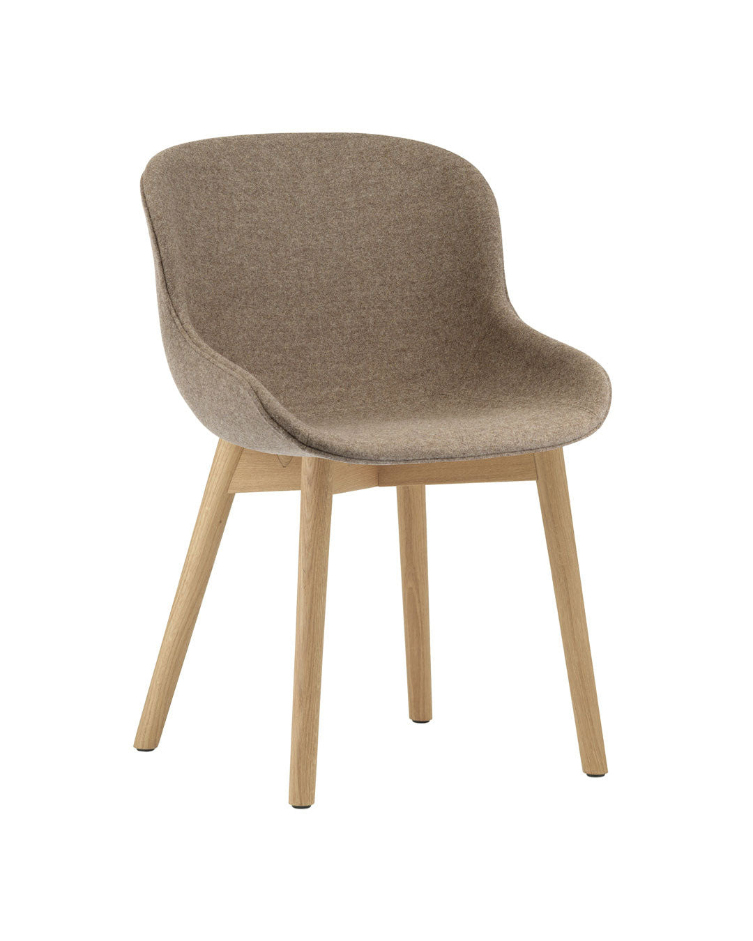 Normann Copenhagen Hyg Side Chair - Wood Base, Fully Upholstered