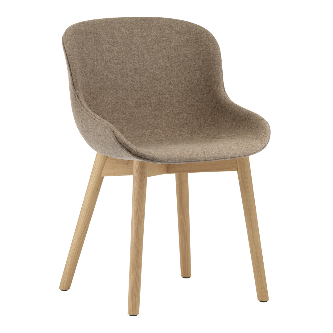 Normann Copenhagen Hyg Side Chair - Wood Base, Fully Upholstered