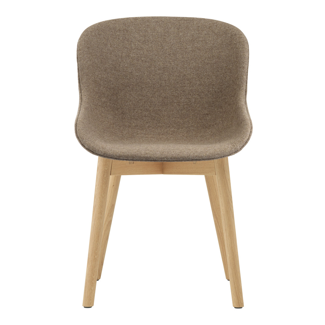 Normann Copenhagen Hyg Side Chair - Wood Base, Fully Upholstered