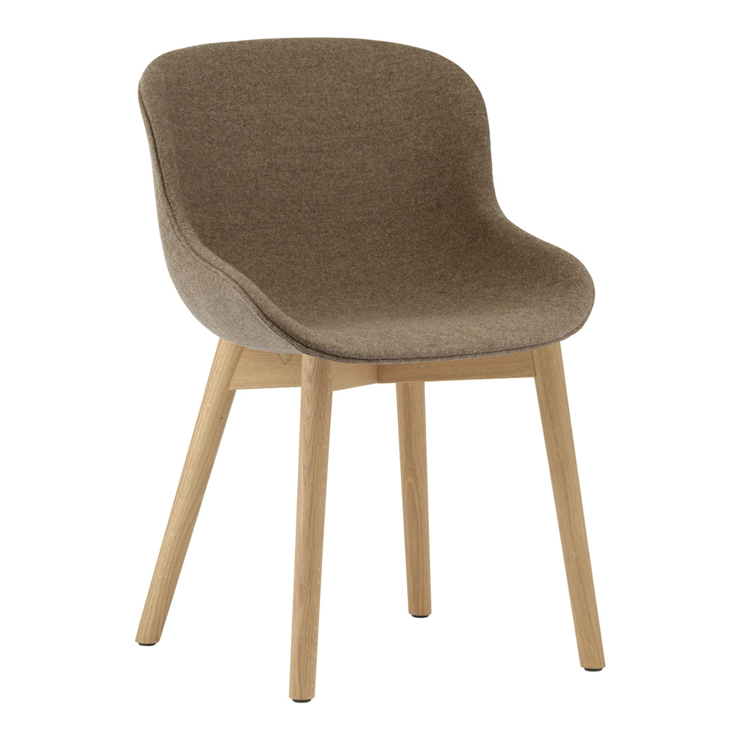 Normann Copenhagen Hyg Side Chair - Wood Base, Fully Upholstered