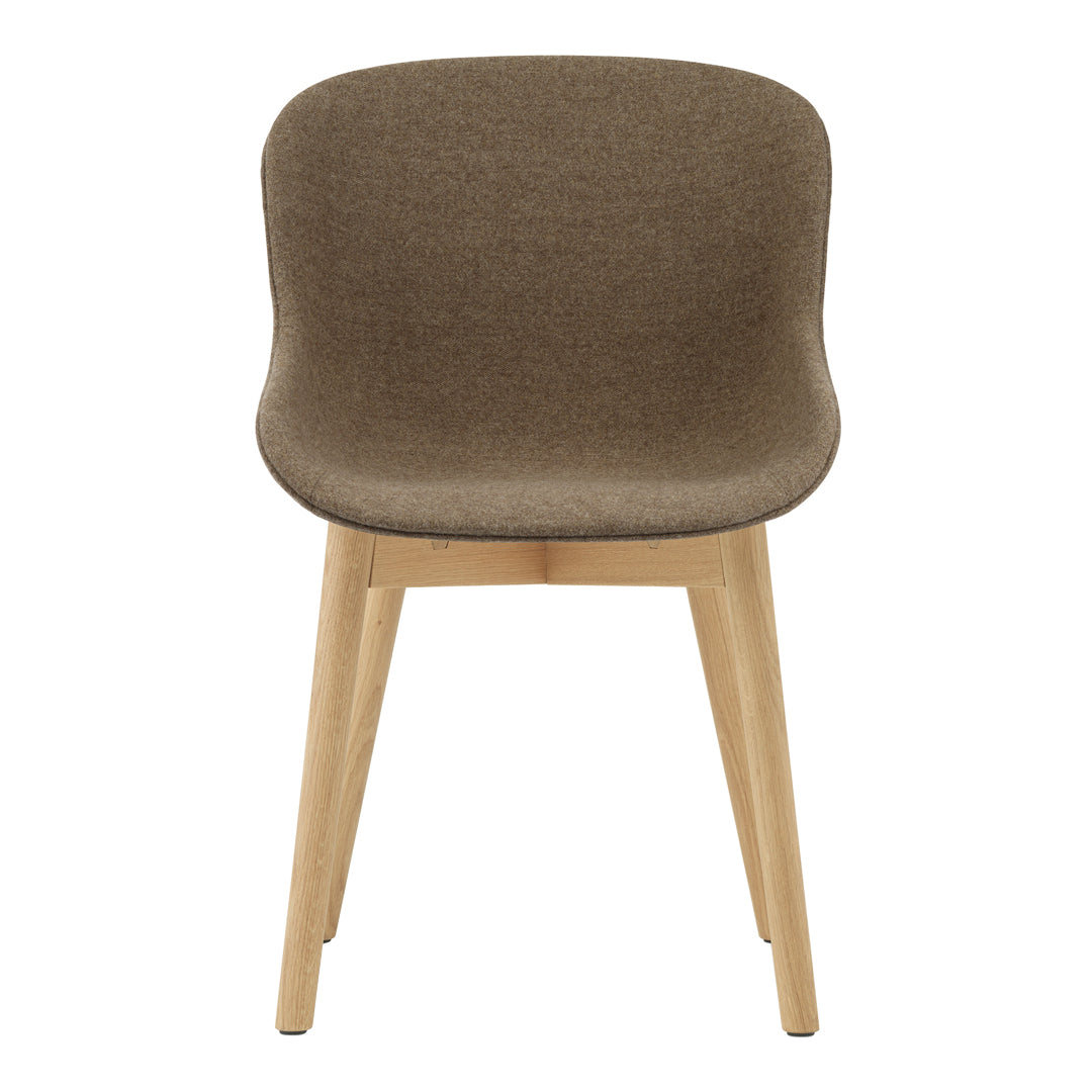Normann Copenhagen Hyg Side Chair - Wood Base, Fully Upholstered