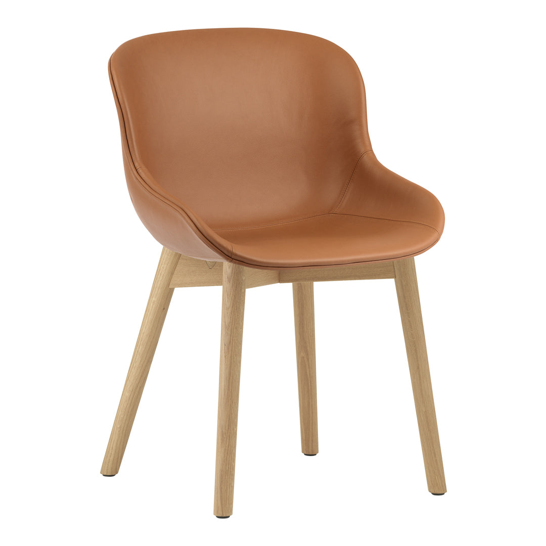 Normann Copenhagen Hyg Side Chair - Wood Base, Fully Upholstered