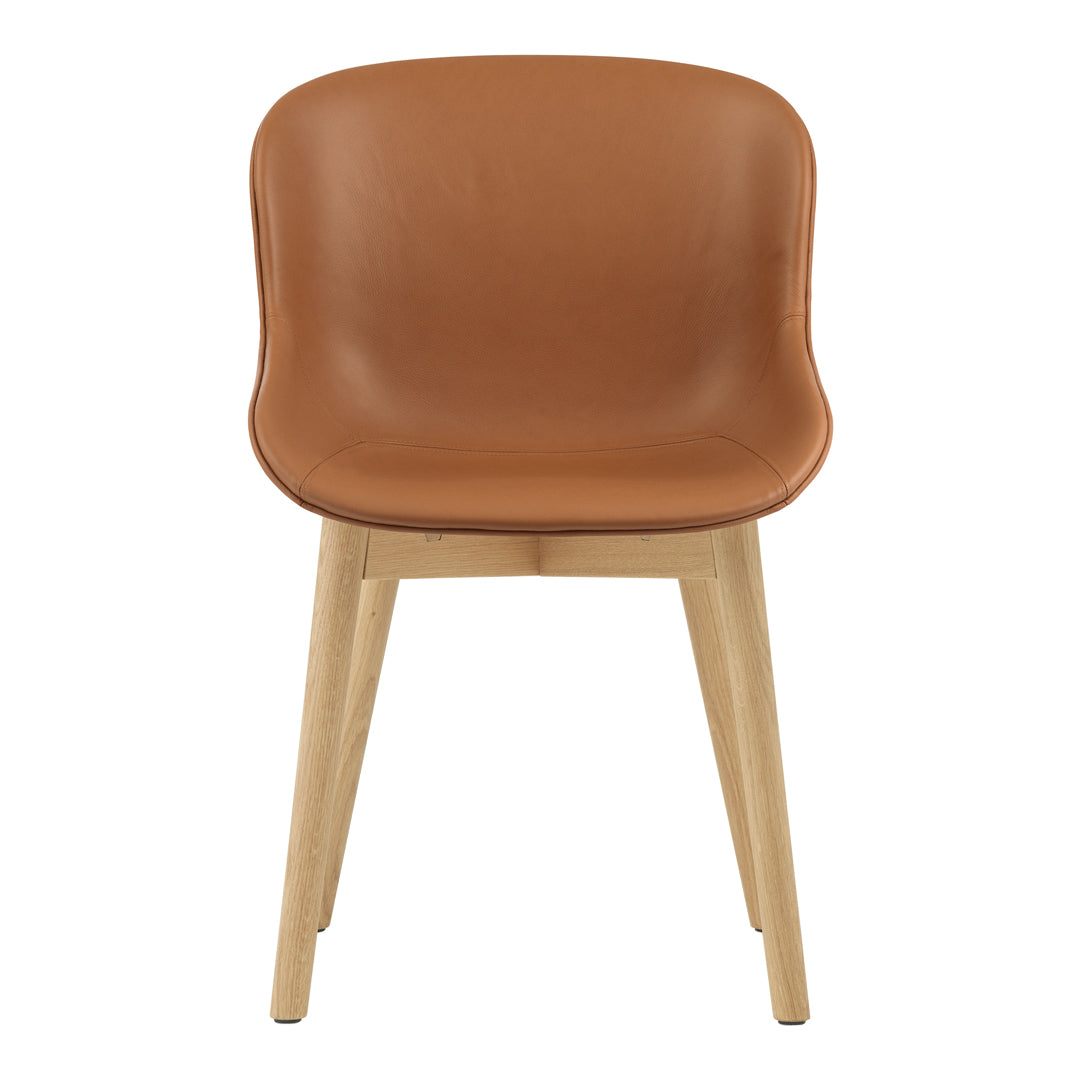 Normann Copenhagen Hyg Side Chair - Wood Base, Fully Upholstered