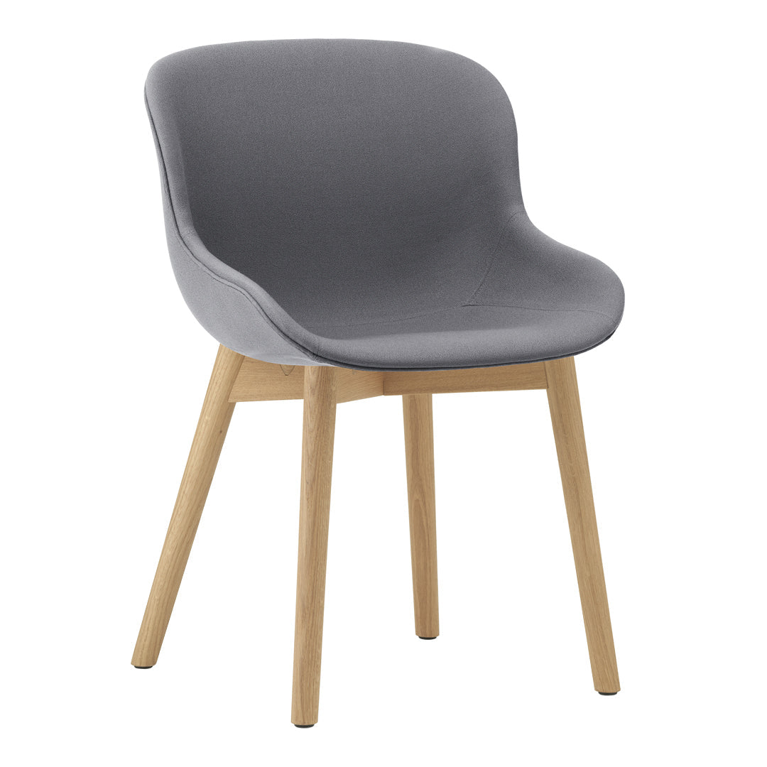 Normann Copenhagen Hyg Side Chair - Wood Base, Fully Upholstered