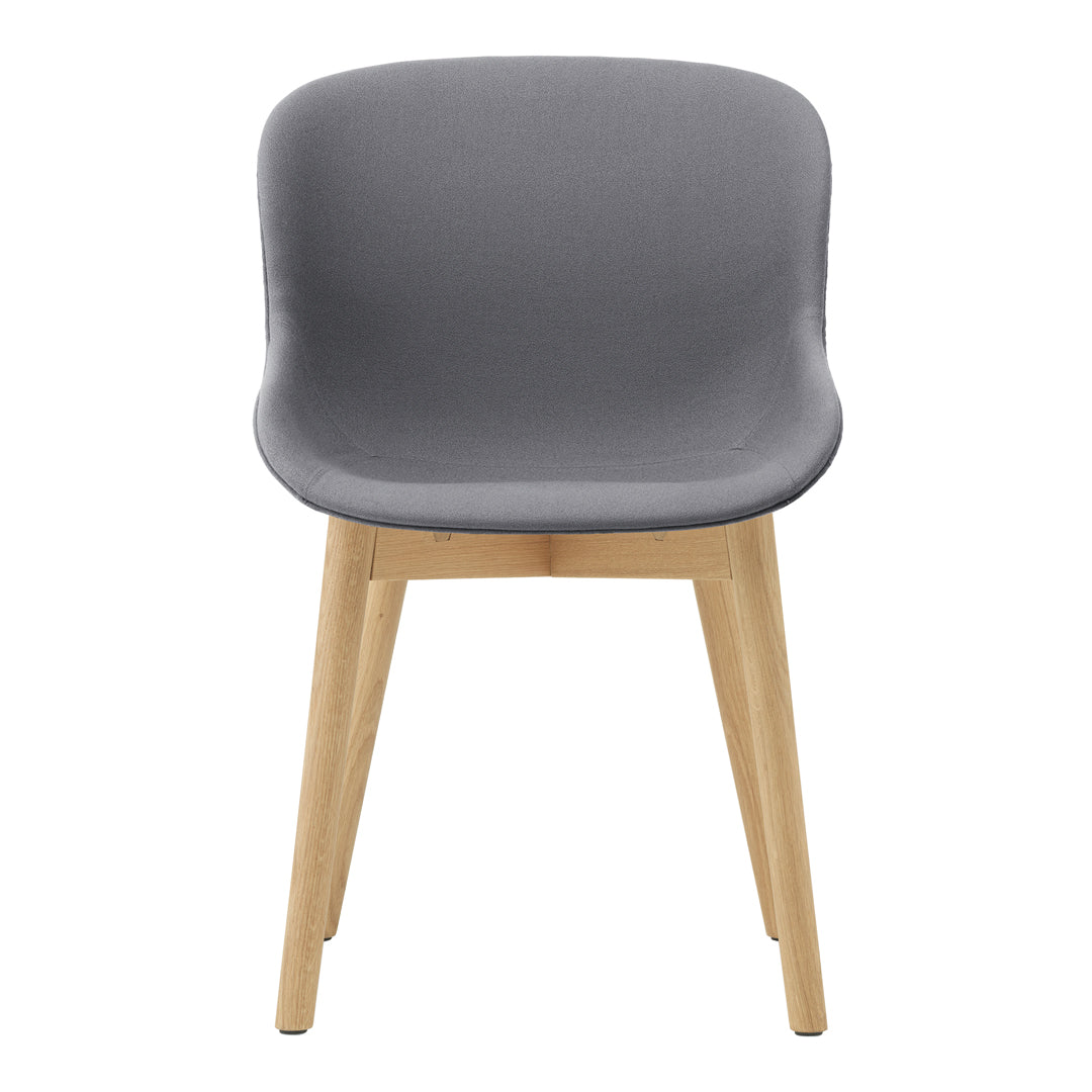 Normann Copenhagen Hyg Side Chair - Wood Base, Fully Upholstered