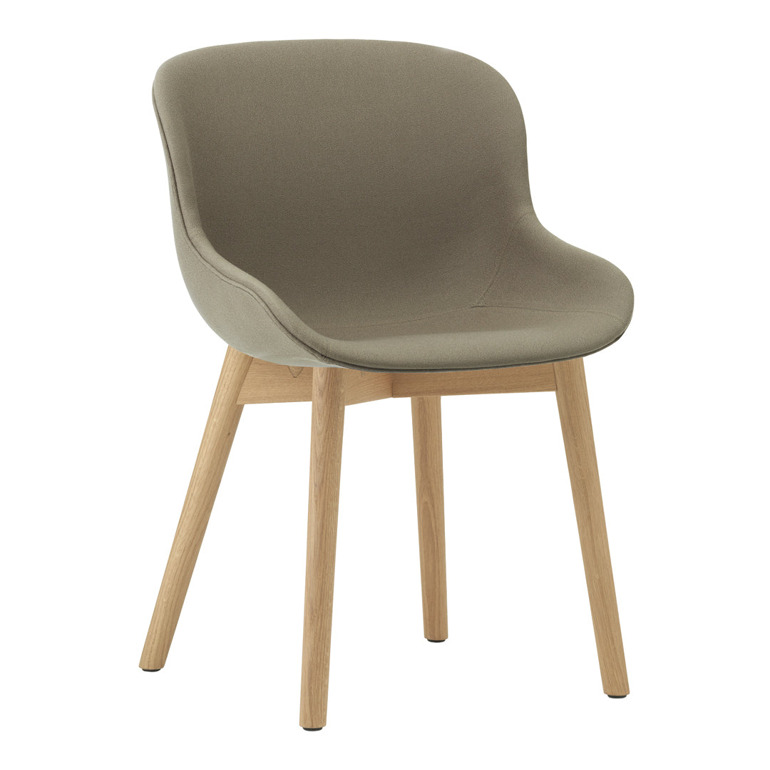 Normann Copenhagen Hyg Side Chair - Wood Base, Fully Upholstered