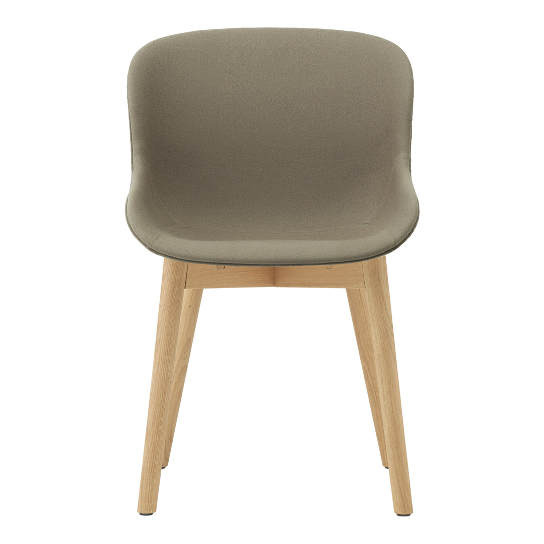 Normann Copenhagen Hyg Side Chair - Wood Base, Fully Upholstered