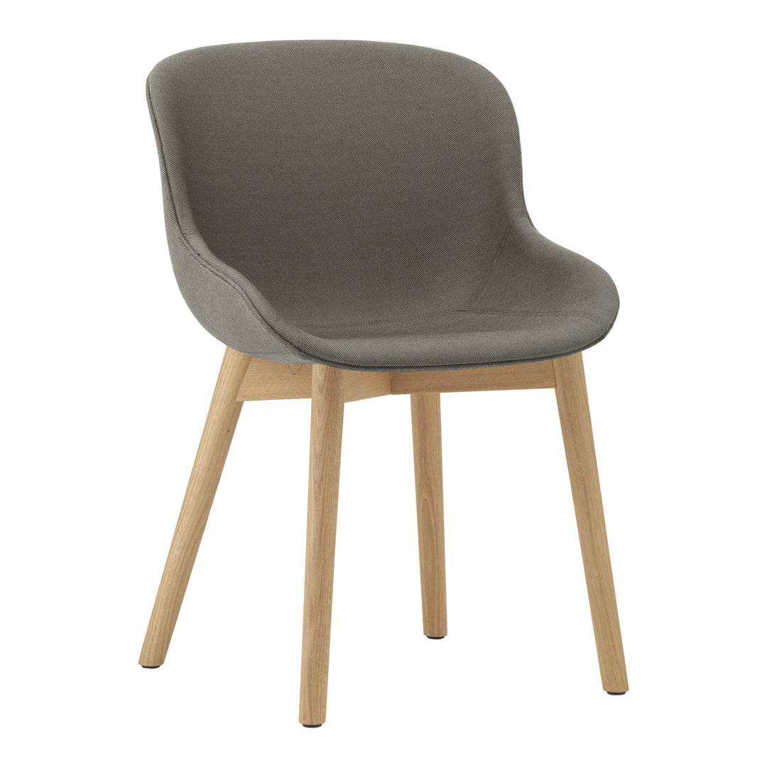 Normann Copenhagen Hyg Side Chair - Wood Base, Fully Upholstered