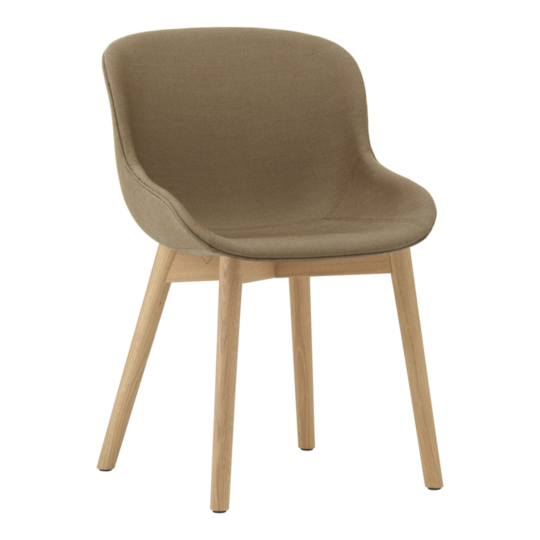 Normann Copenhagen Hyg Side Chair - Wood Base, Fully Upholstered