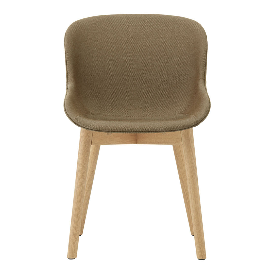 Normann Copenhagen Hyg Side Chair - Wood Base, Fully Upholstered