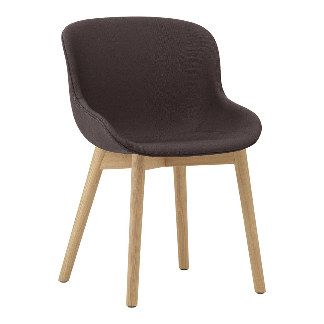 Normann Copenhagen Hyg Side Chair - Wood Base, Fully Upholstered
