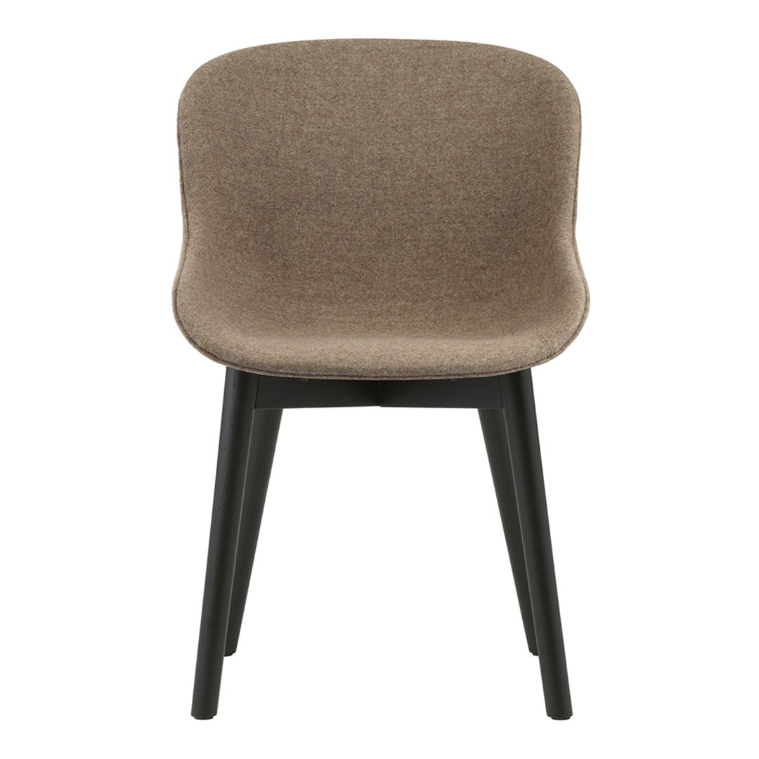 Normann Copenhagen Hyg Side Chair - Wood Base, Fully Upholstered