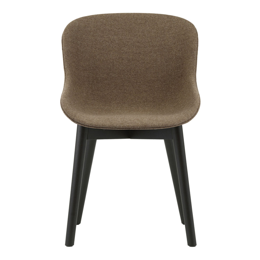 Normann Copenhagen Hyg Side Chair - Wood Base, Fully Upholstered