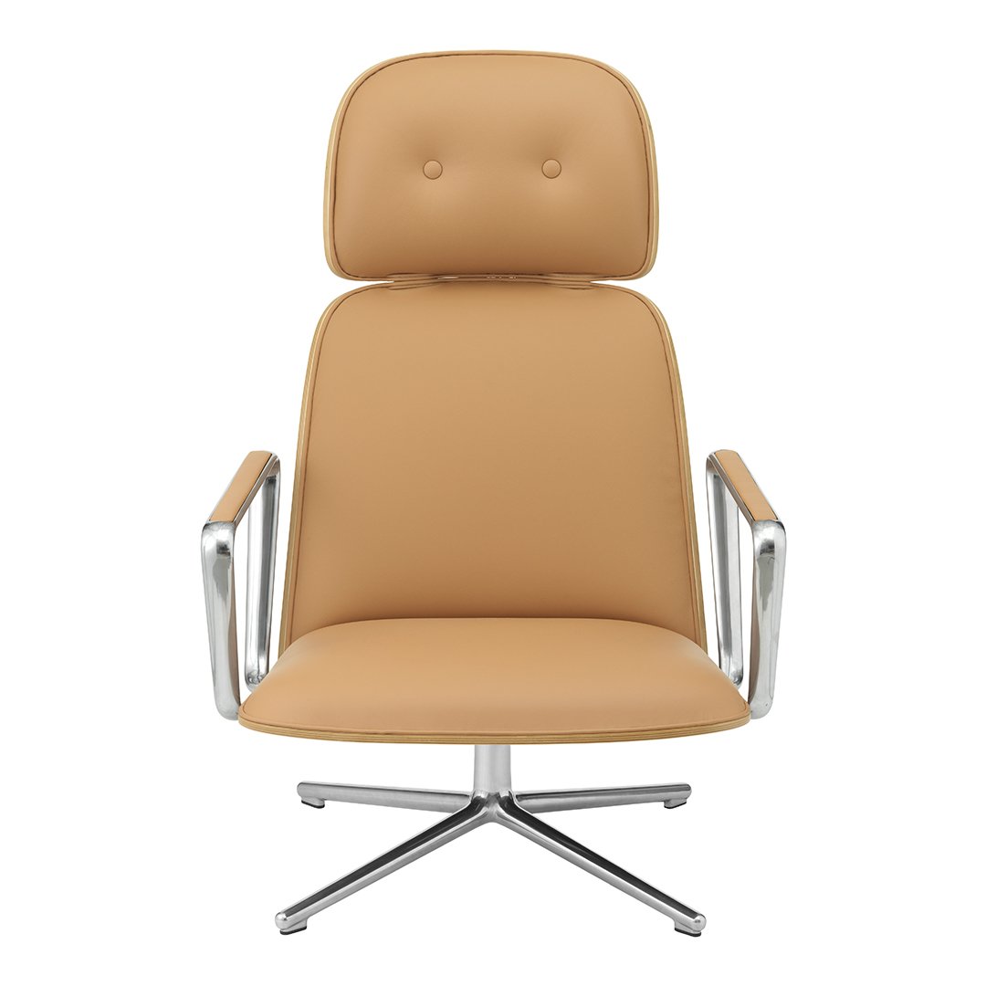 Normann Copenhagen Pad Lounge Chair - High w/ Tilt, Swivel Base