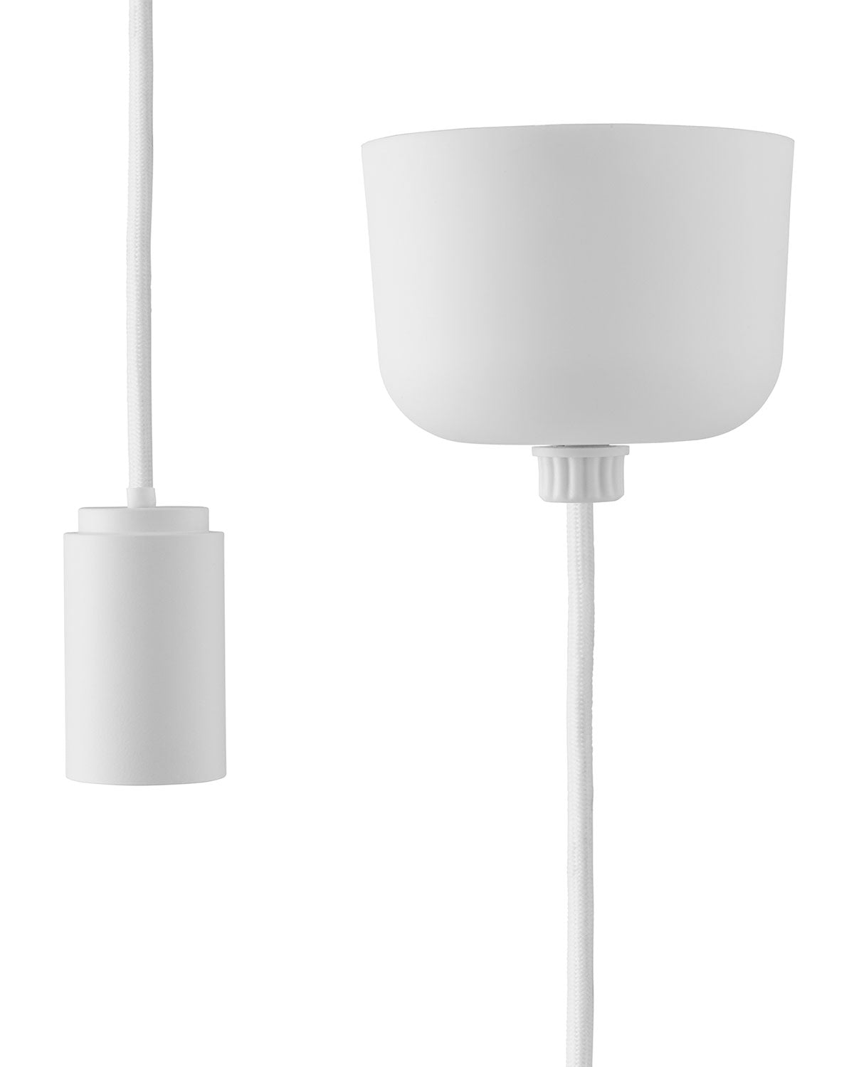 Normann Copenhagen Fabric cord w. fitting. 2.5M for Puff Lamps