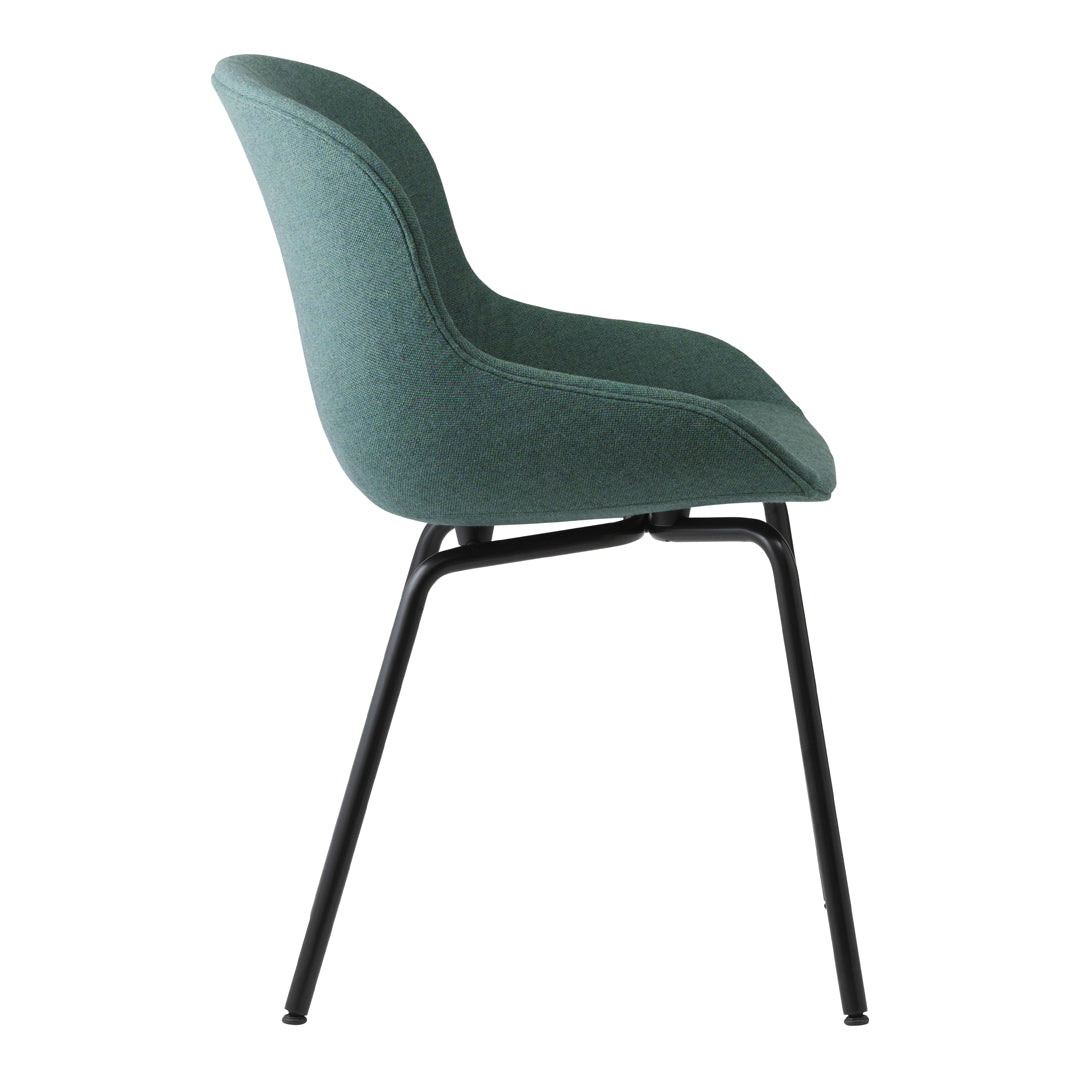 Normann Copenhagen Hyg Comfort Chair - Full Upholstery Steel Legs