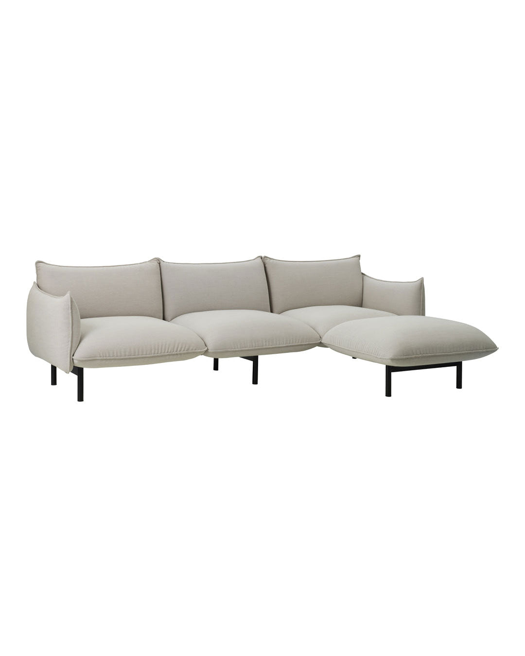 Normann Copenhagen Ark Modular Sofa 3-Seater Chaise Lounge