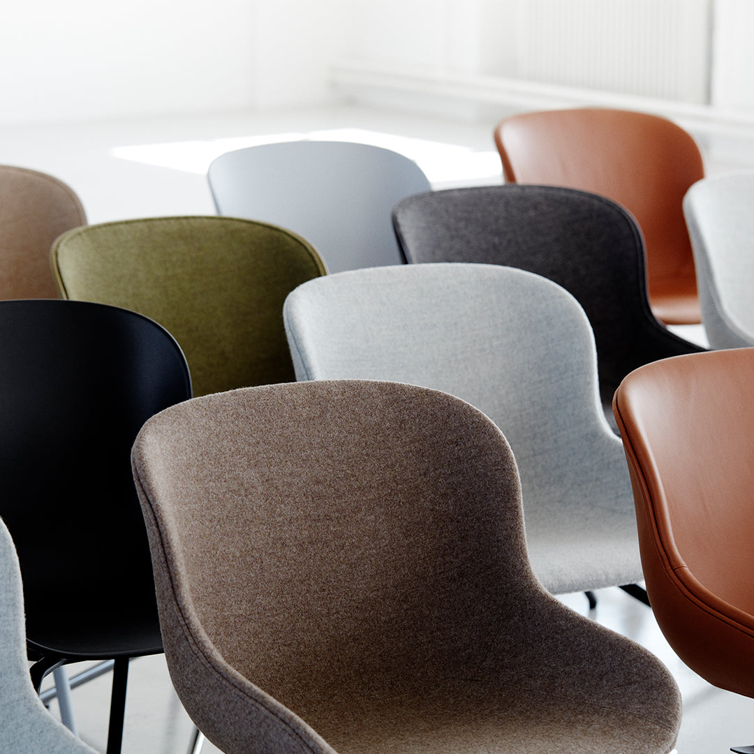 Normann Copenhagen Hyg Side Chair - Steel 4-Leg, Upholstered