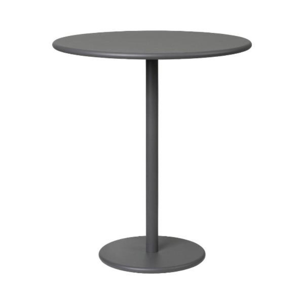 Blomus Stay Round Aluminum Outdoor Side Table - Pool and Patio Furniture