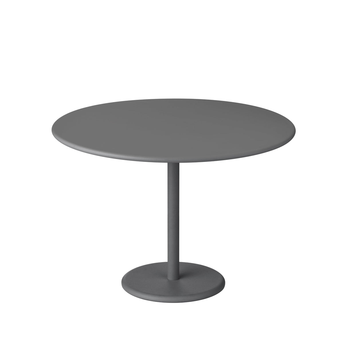 Blomus Stay Round Aluminum Outdoor Side Table - Pool and Patio Furniture - Warm Gray / Wide