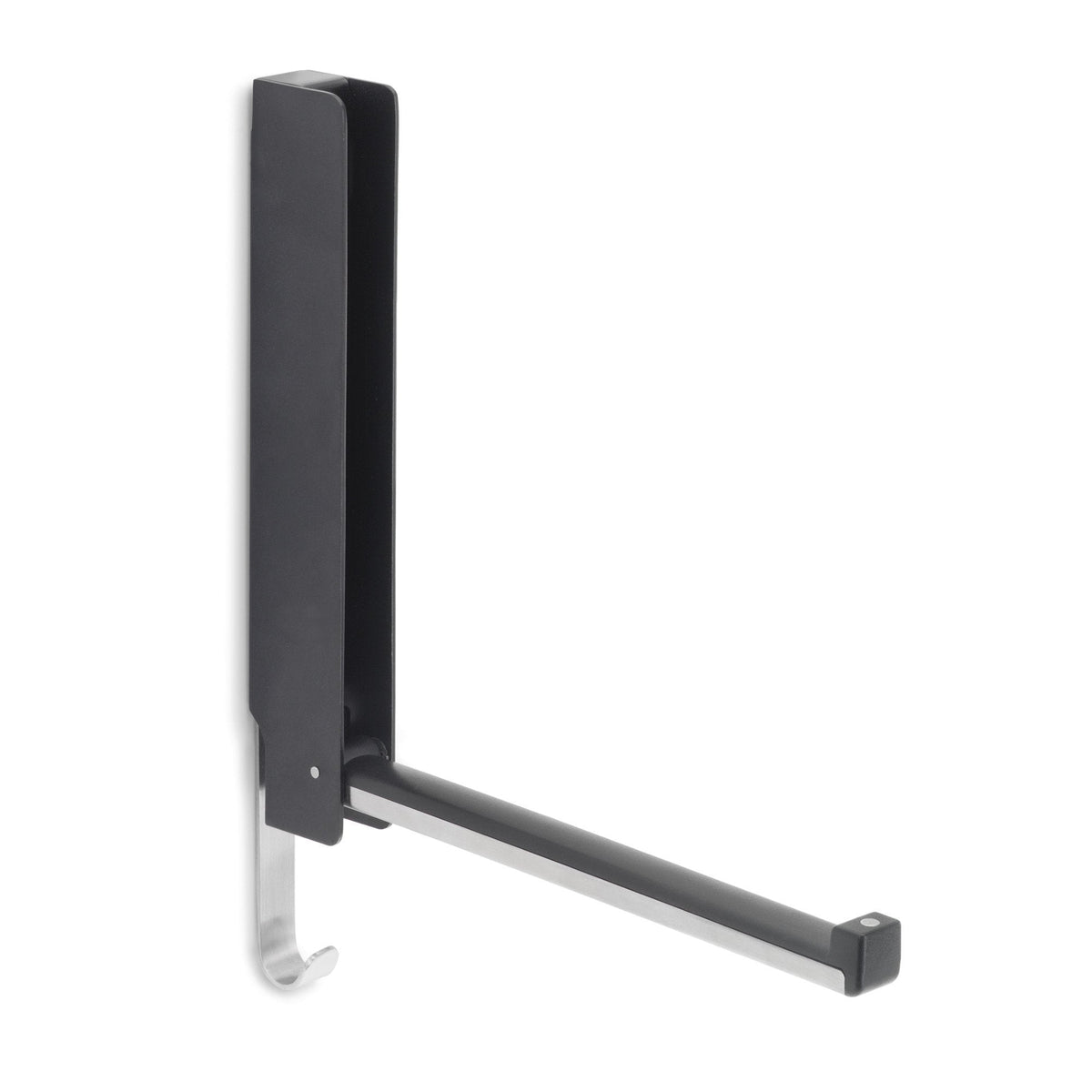 Blomus Lanca Wall Mounted Hook with Flip Down Hanger for Laundry Room, Office or Closet