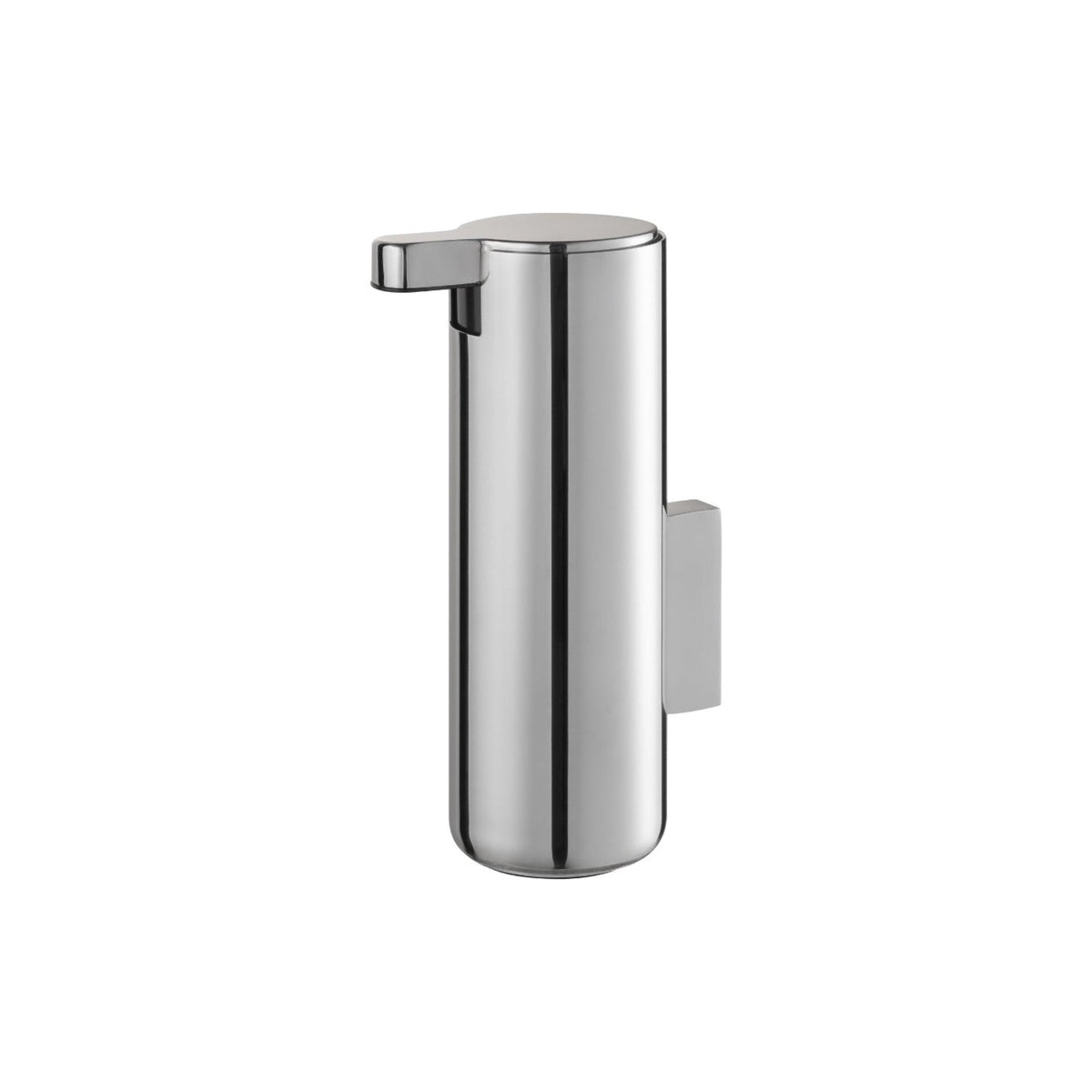 Blomus Modo Stainless Steel Wall Mounted Bathroom Soap Dispenser Manual Soap Pump - Industrial Modern Décor