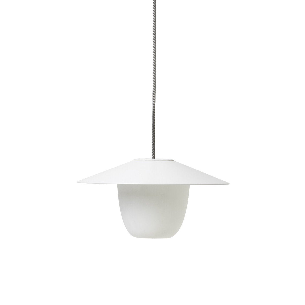 Blomus Ani Rechargable LED Portable Indoor or Outdoor Lamp 3-in-1 Works as Tabletop Lamp, Lantern or Hanging Light