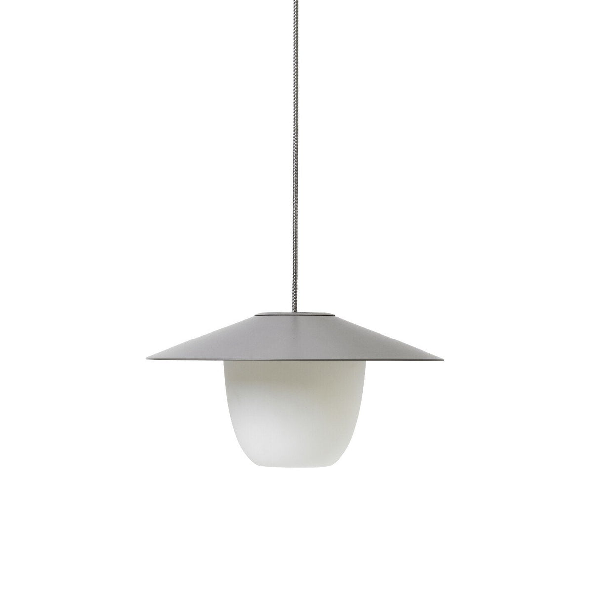 Blomus Ani Rechargable LED Portable Indoor or Outdoor Lamp 3-in-1 Works as Tabletop Lamp, Lantern or Hanging Light
