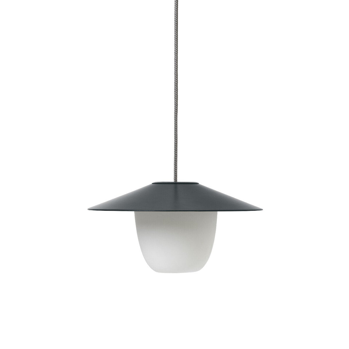 Blomus Ani Rechargable LED Portable Indoor or Outdoor Lamp 3-in-1 Works as Tabletop Lamp, Lantern or Hanging Light