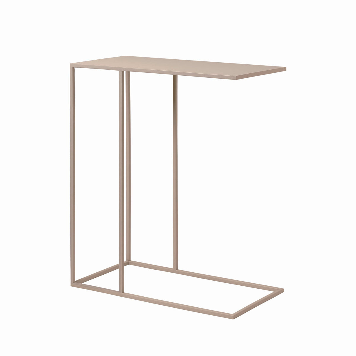 Blomus Fera Modern Steel C-Table Slide-Under Sofa Geometric Industrial Style
